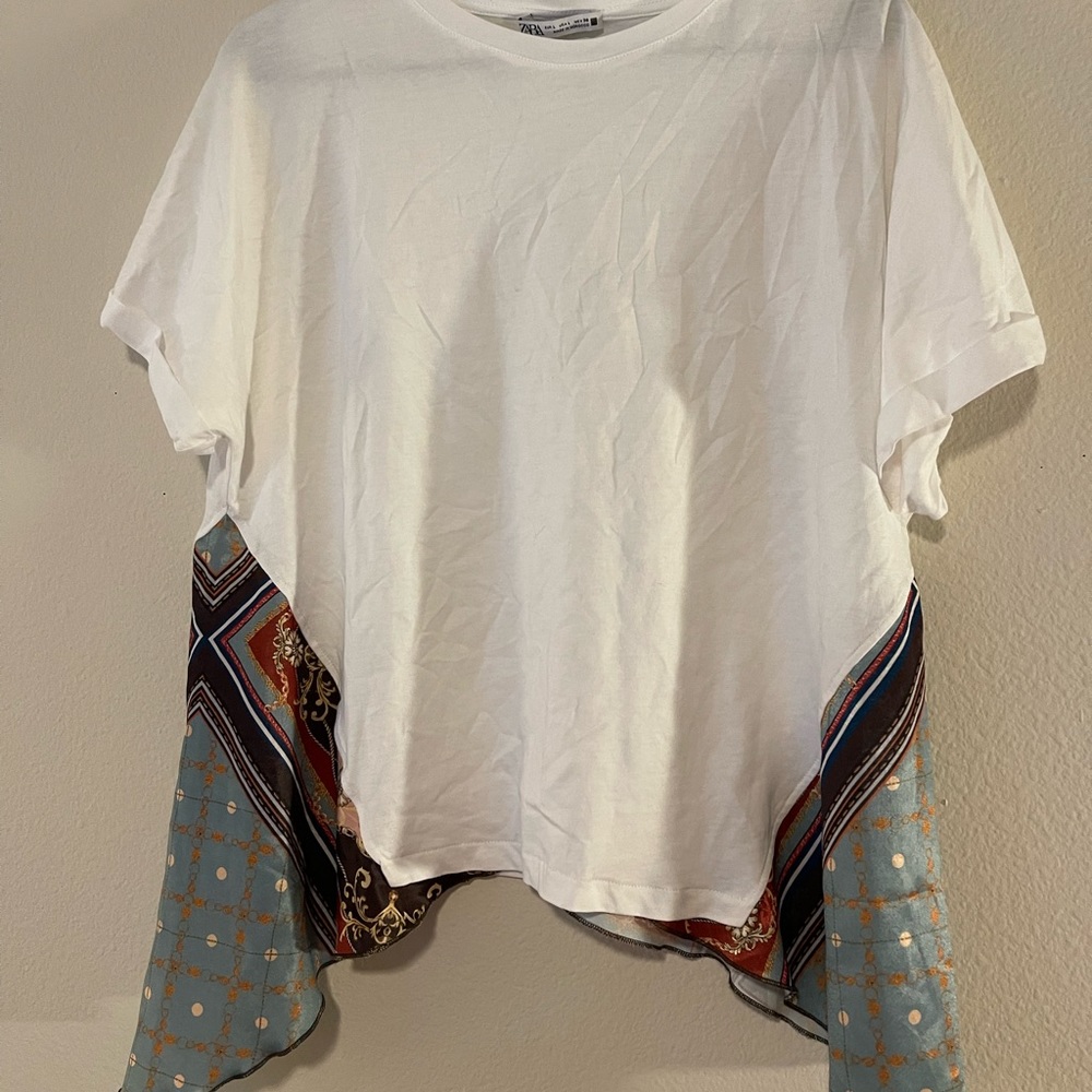 Zara Silk Scarf Tee